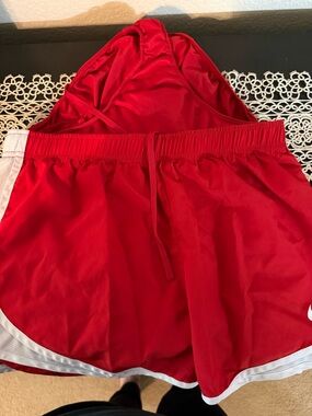 Nike Red Dri-FIT Athletic Shorts
